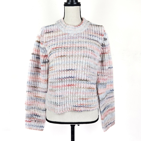 All in Favor Sweaters - NWT All in Favor Space Dye Multicolor Sweater